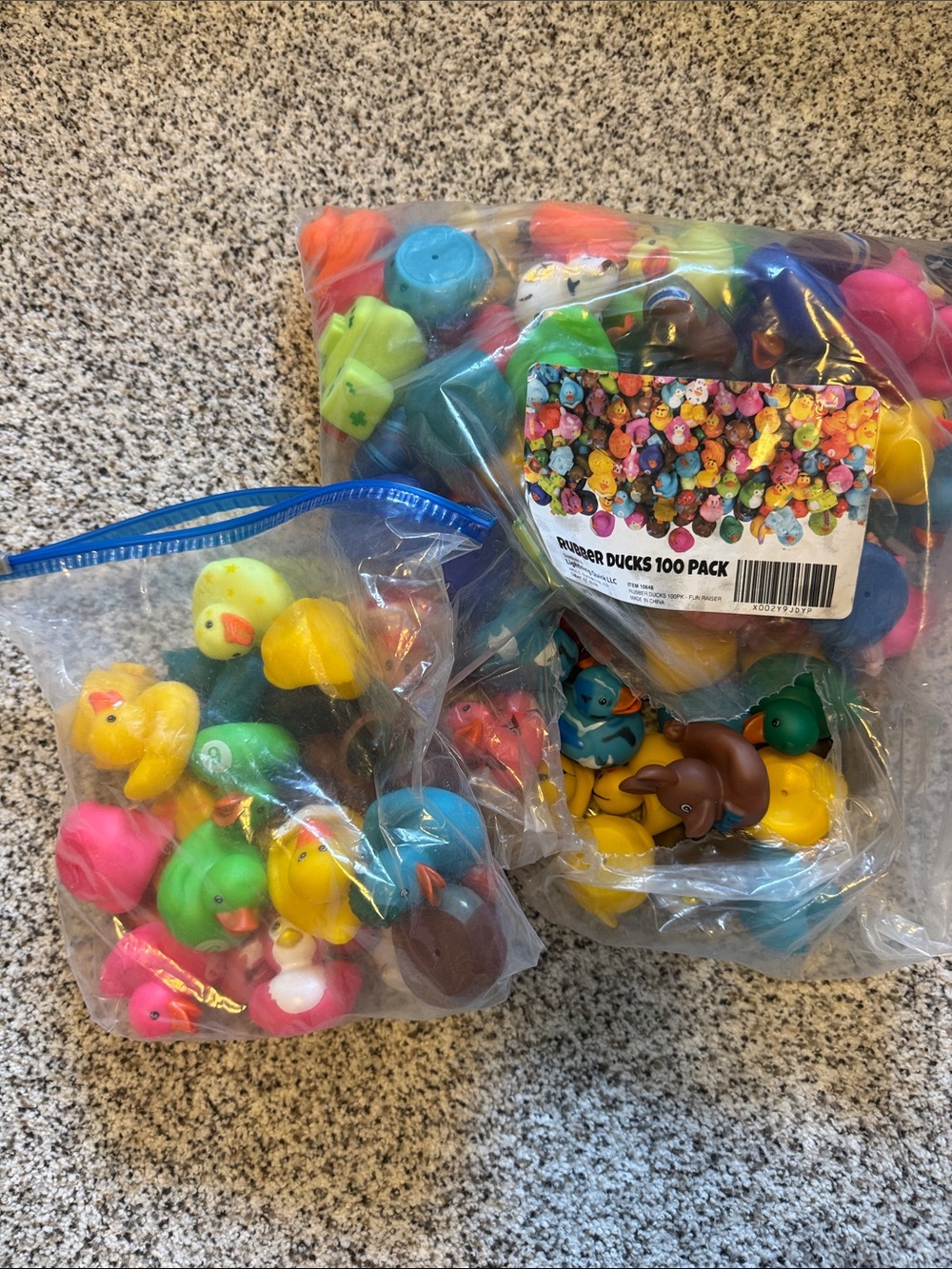 Assorted Color Rubber Ducks Pack - Multi-Color Kids Toy